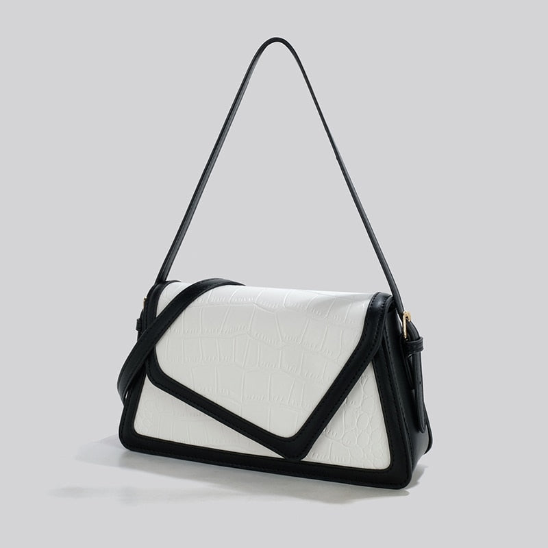 Luxury Designer High Quality Contrast Color Shopper Bags For Women Handbags New Fashion Mobile Travel Shoulder Bag